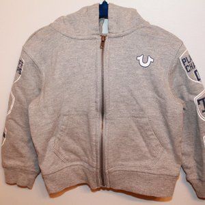 Size 18 Months True Religion Grey/Blue/White Hoodie